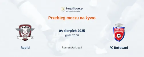 Przebieg Rapid - FC Botosani