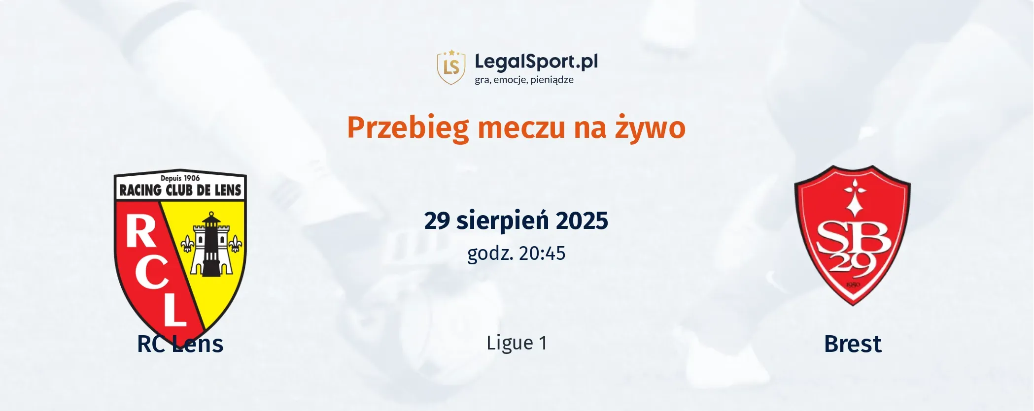 Przebieg RC Lens - Brest