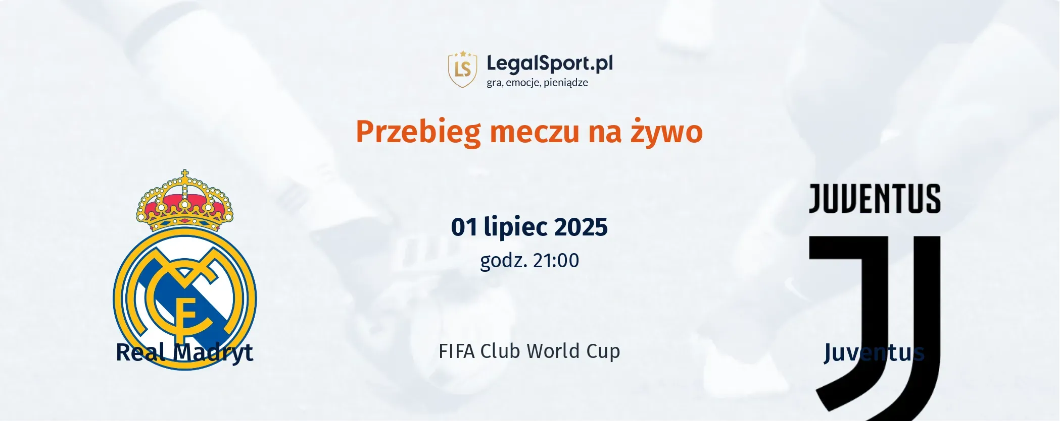 Przebieg Real Madryt - Juventus