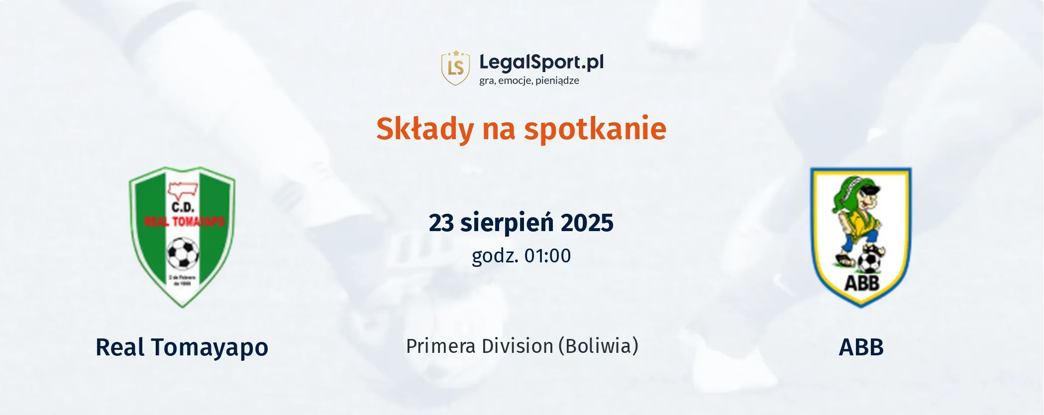 Składy Real Tomayapo - ABB