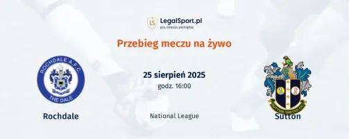 Przebieg Rochdale - Sutton United