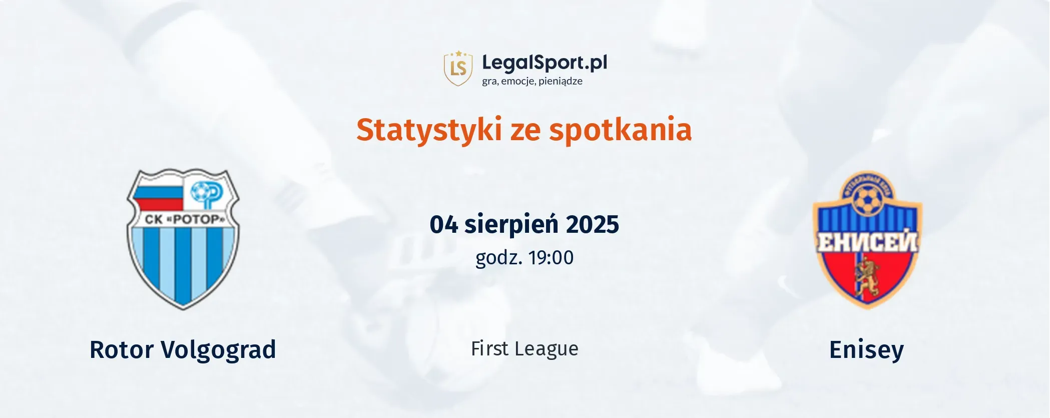 Statystyki Rotor Volgograd - Enisey