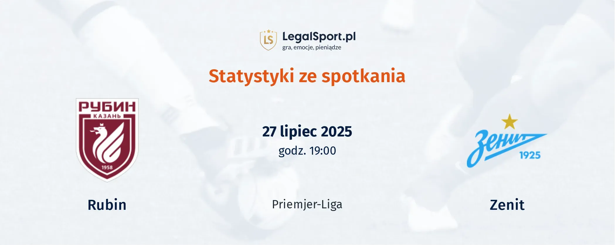 Statystyki Rubin - Zenit