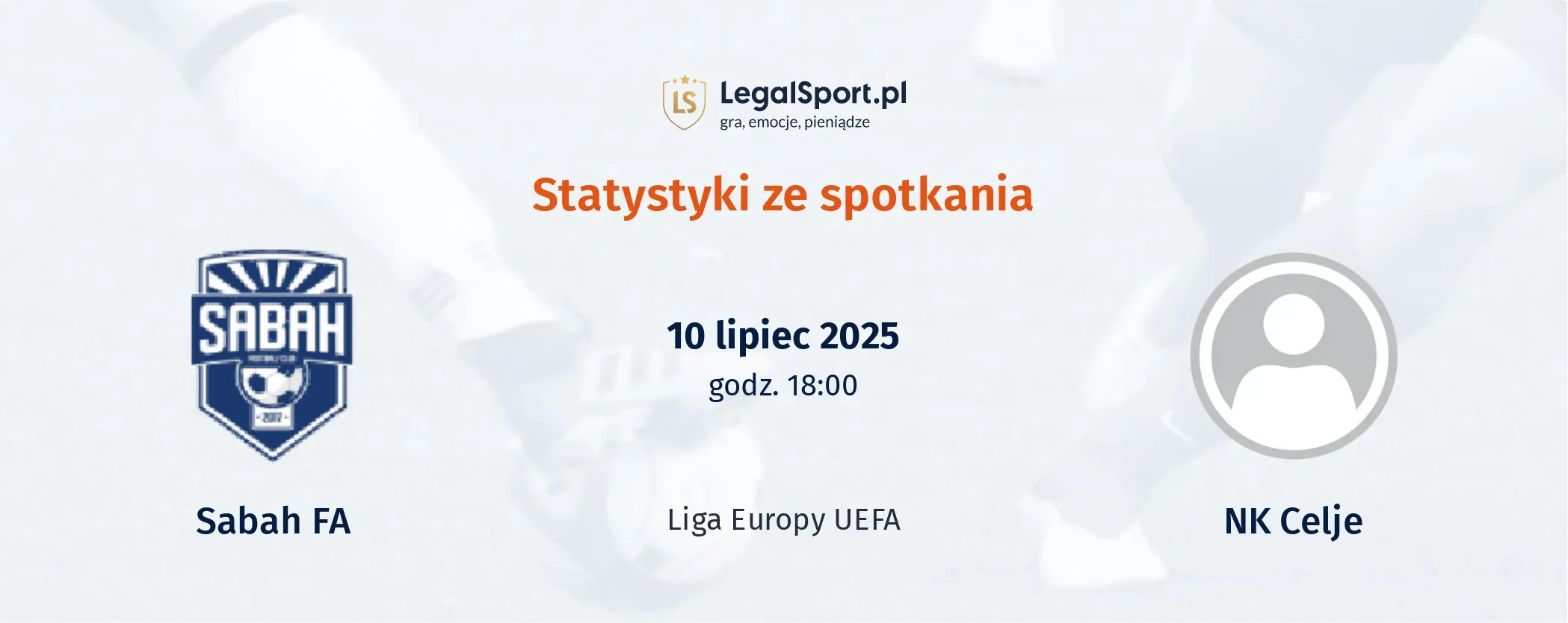 Statystyki Sabah FA - NK Celje