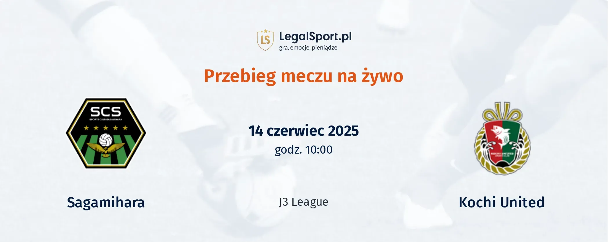 Przebieg Sagamihara - Kochi United