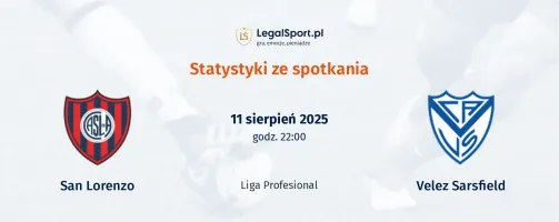 Statystyki San Lorenzo - Velez Sarsfield