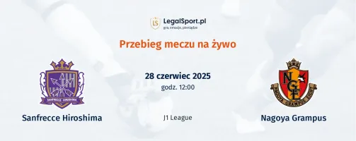 Przebieg Sanfrecce Hiroshima - Nagoya Grampus