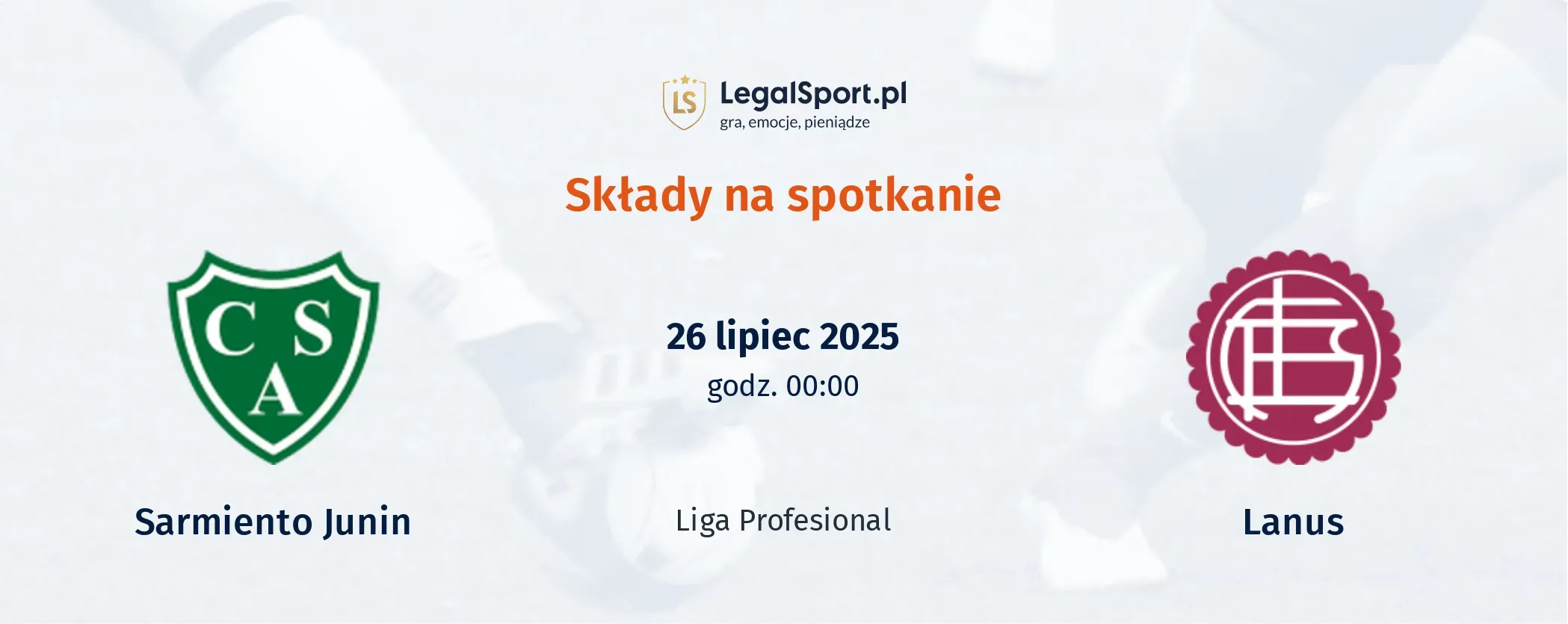 Składy Sarmiento Junin - Lanus