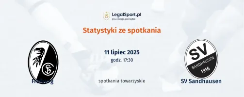 Statystyki SC Freiburg - SV Sandhausen