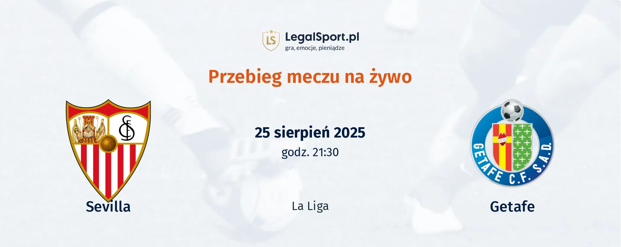Przebieg Sevilla - Getafe