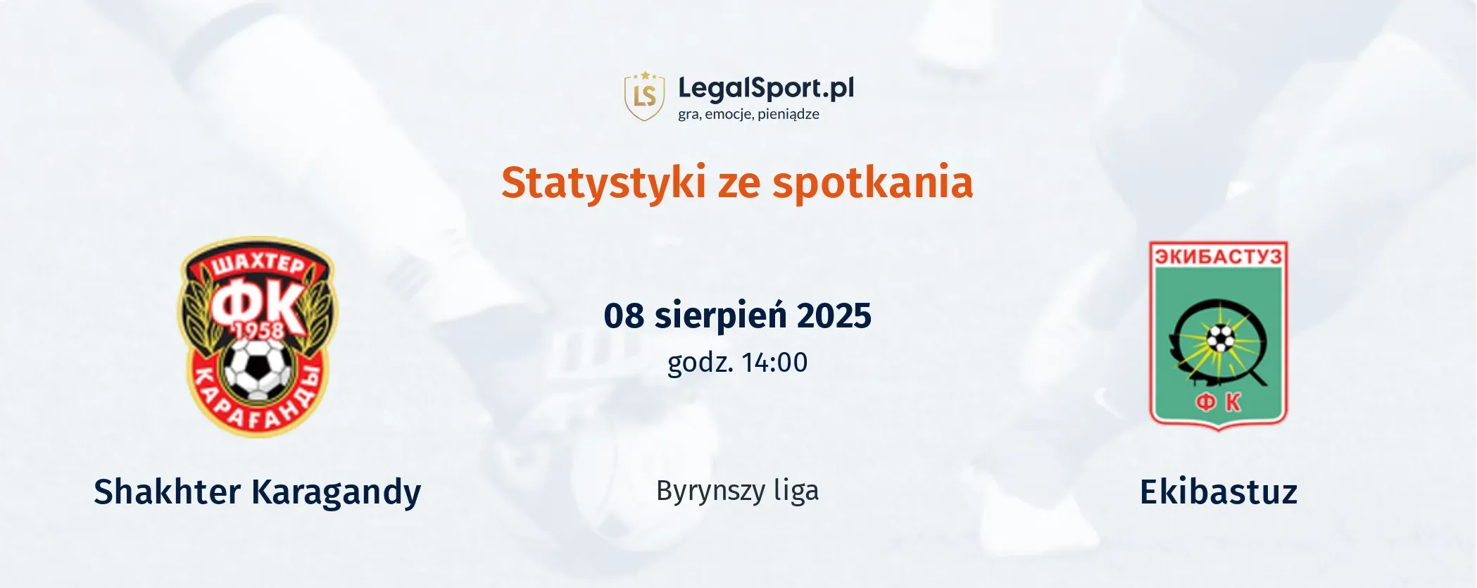 Statystyki Shakhter Karagandy - Ekibastuz