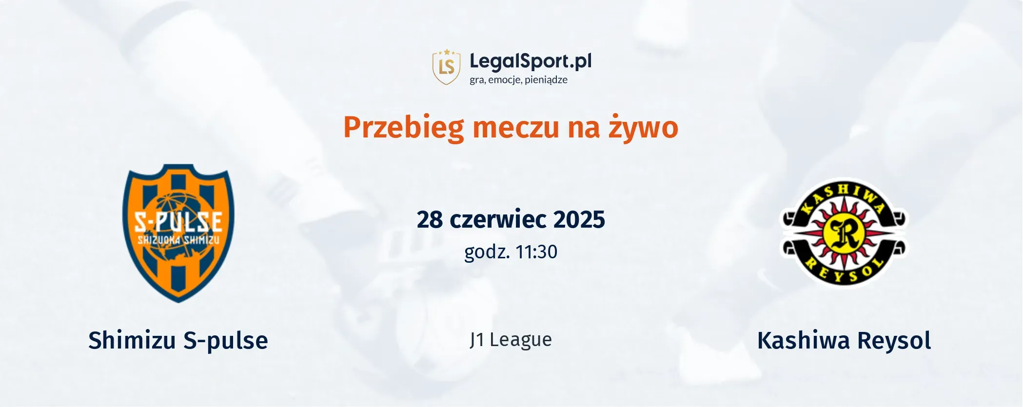 Przebieg Shimizu S-pulse - Kashiwa Reysol