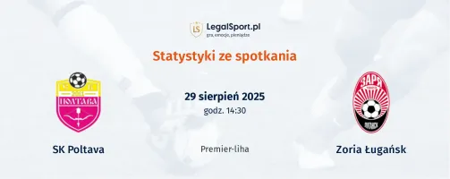 Statystyki SK Poltava - Zoria Ługańsk