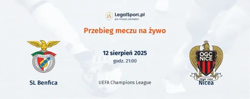 Przebieg SL Benfica - Nice