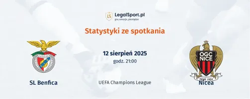 Statystyki SL Benfica - Nice