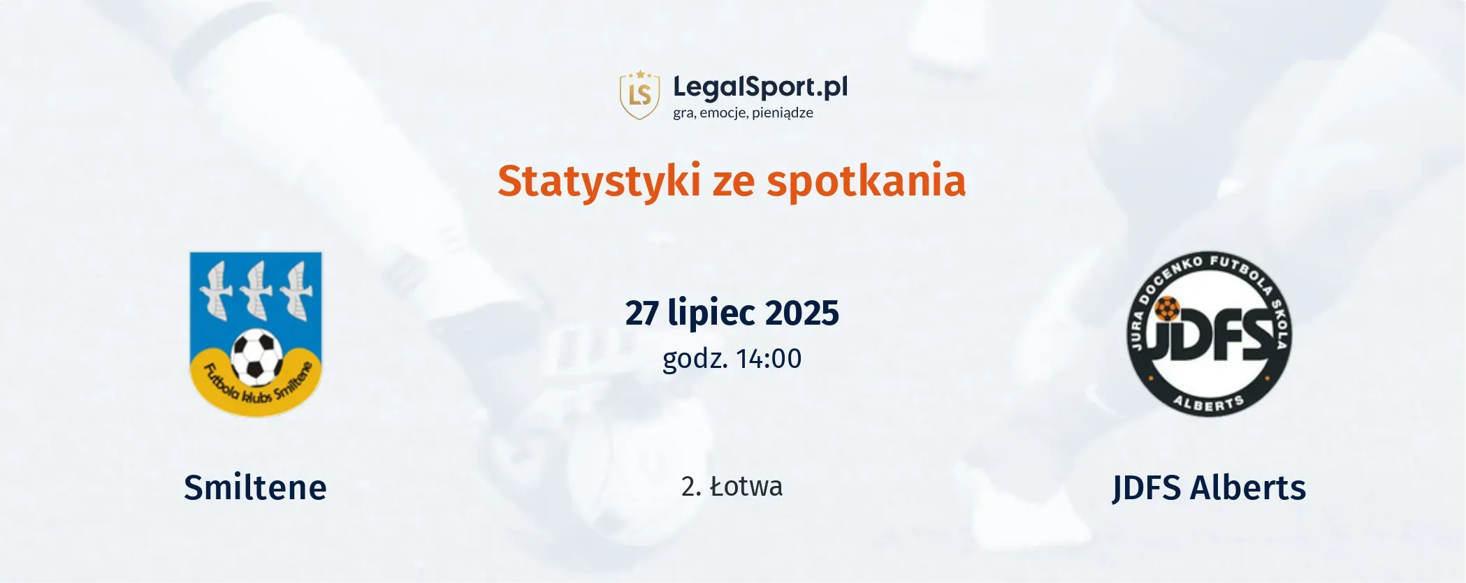 Statystyki Smiltene - JDFS Alberts