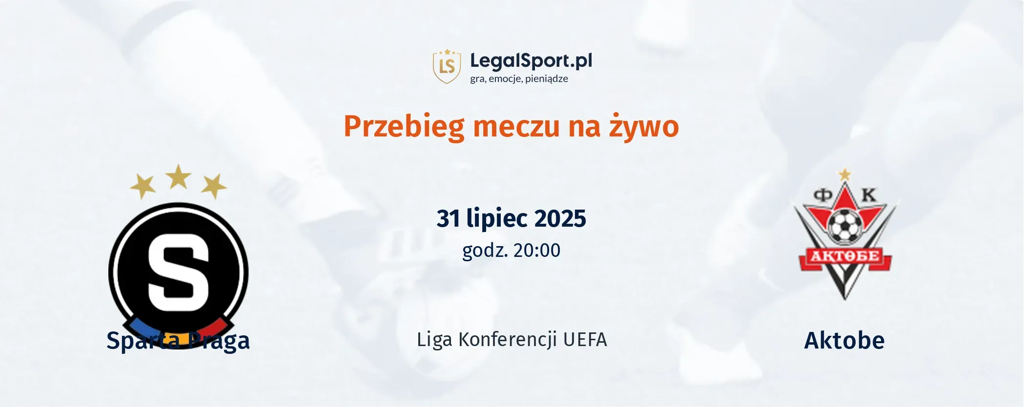 Przebieg Sparta Praga - Aktobe