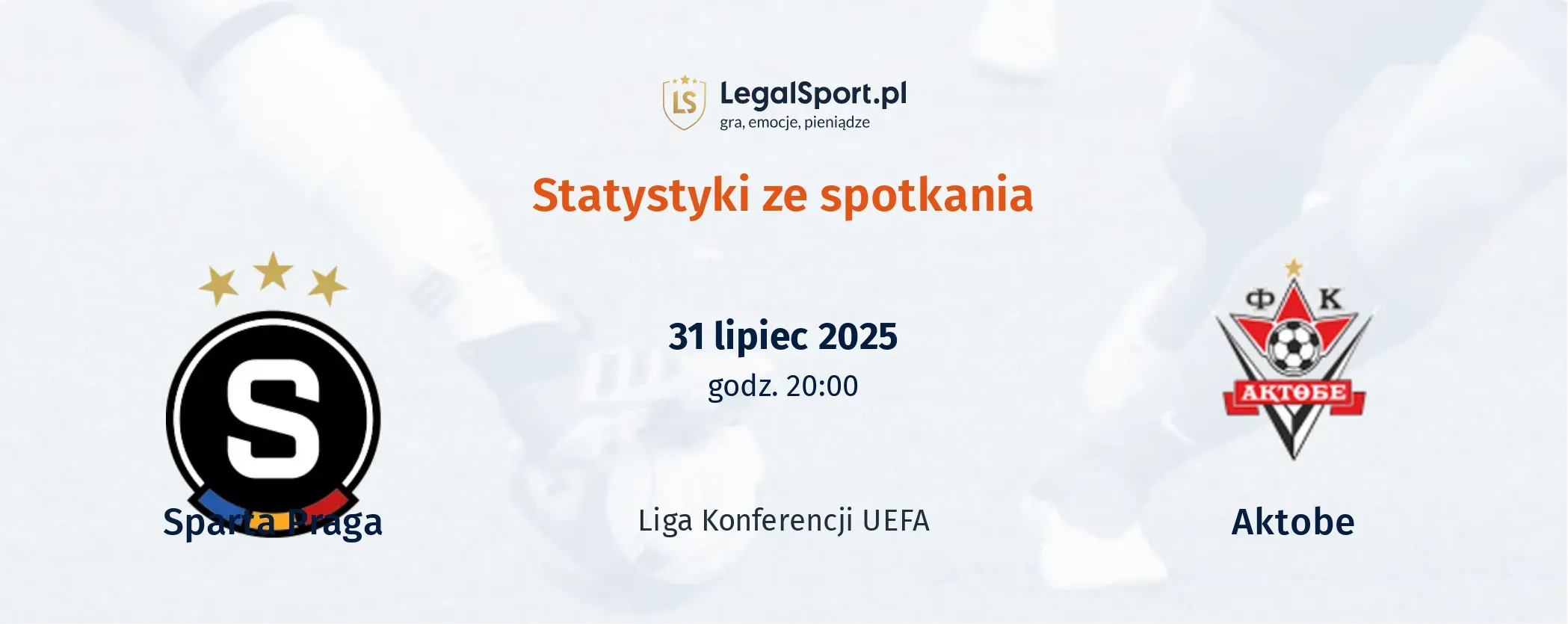 Statystyki Sparta Praga - Aktobe