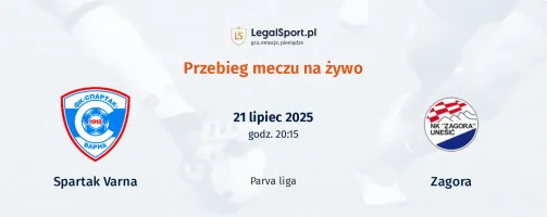 Przebieg Spartak Varna - Zagora