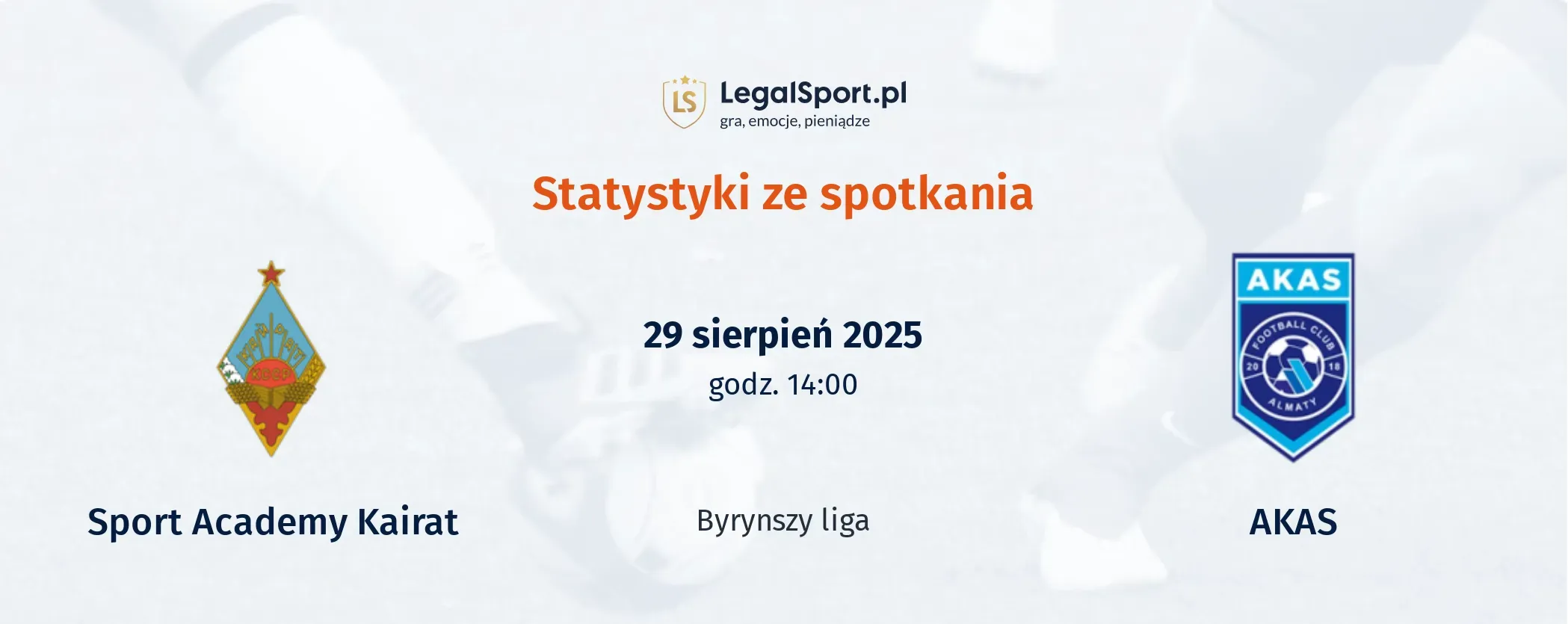 Statystyki Sport Academy Kairat - AKAS