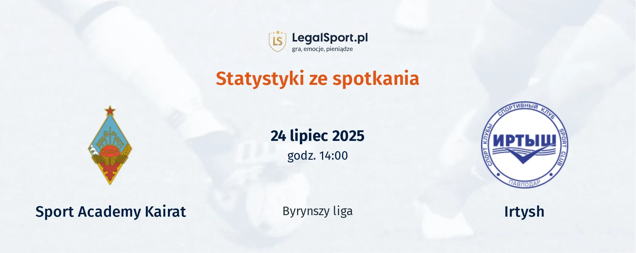 Statystyki Sport Academy Kairat - Irtysh