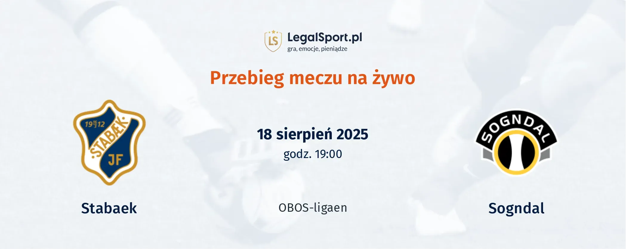 Przebieg Stabaek - Sogndal