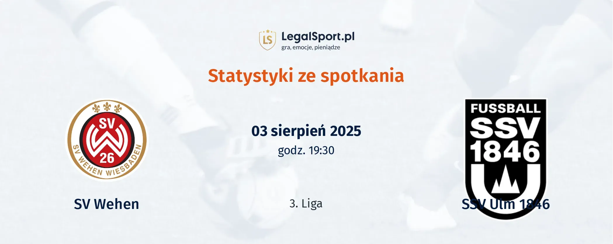 Statystyki SV Wehen - SSV Ulm 1846