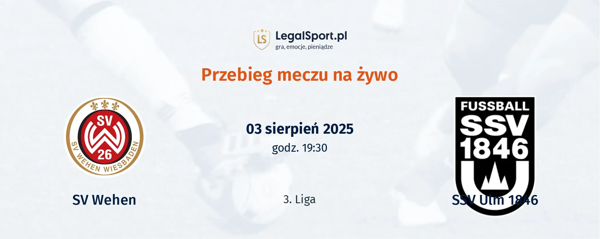 Przebieg SV Wehen - SSV Ulm 1846