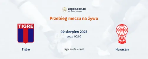 Przebieg Tigre - Huracan