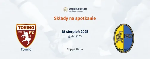 Składy Torino - Modena