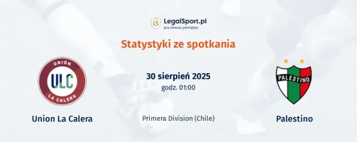 Statystyki Union La Calera - Palestino