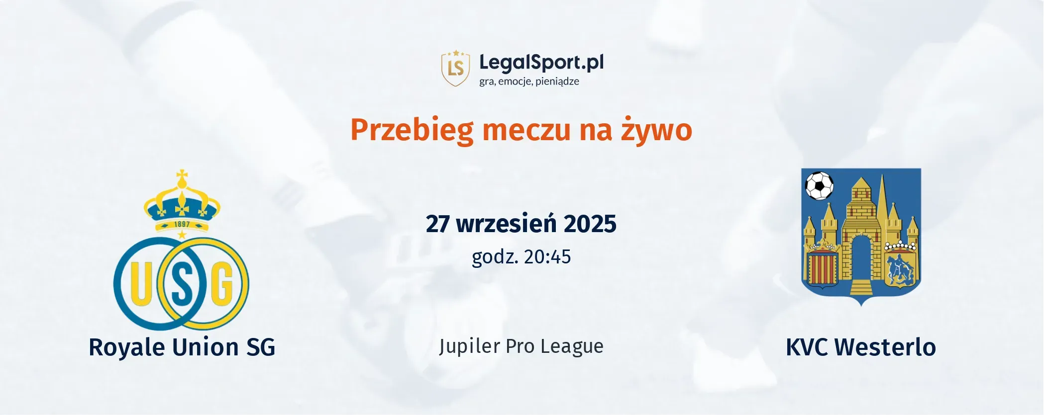 Royale Union SG - KVC Westerlo (27.09.2025). Wynik końcowy.