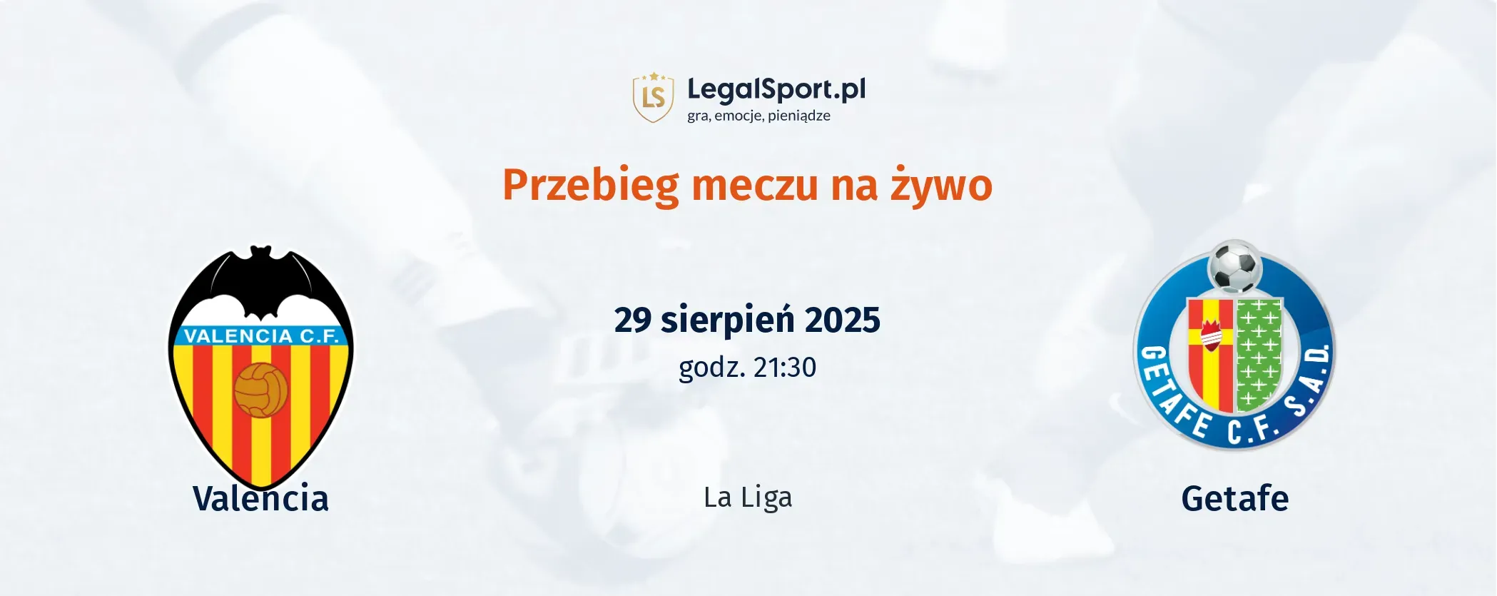 Przebieg Valencia - Getafe