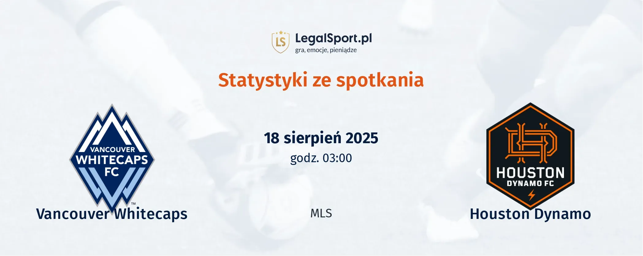 Statystyki Vancouver Whitecaps - Houston Dynamo