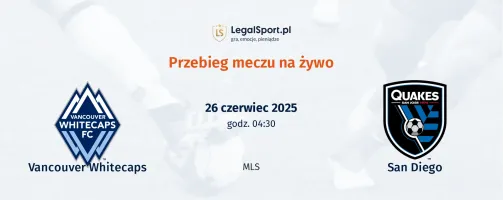 Przebieg Vancouver Whitecaps - San Diego