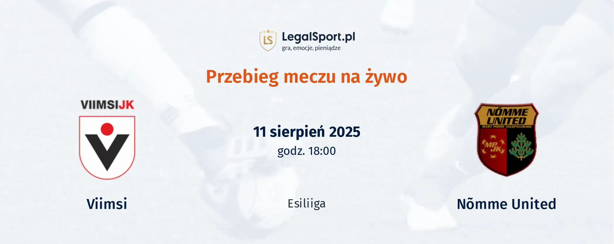 Przebieg Viimsi - Nõmme United