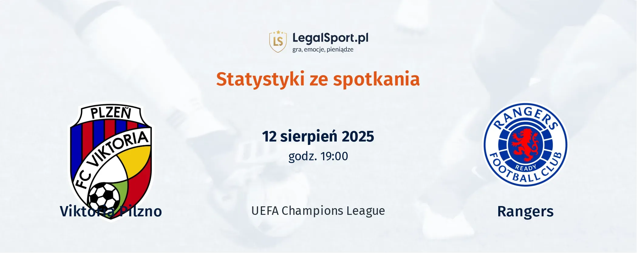 Statystyki Viktoria Pilzno - Rangers