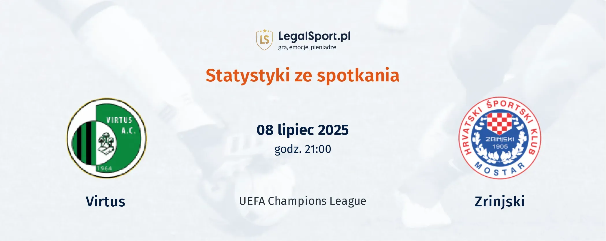 Statystyki Virtus - Zrinjski