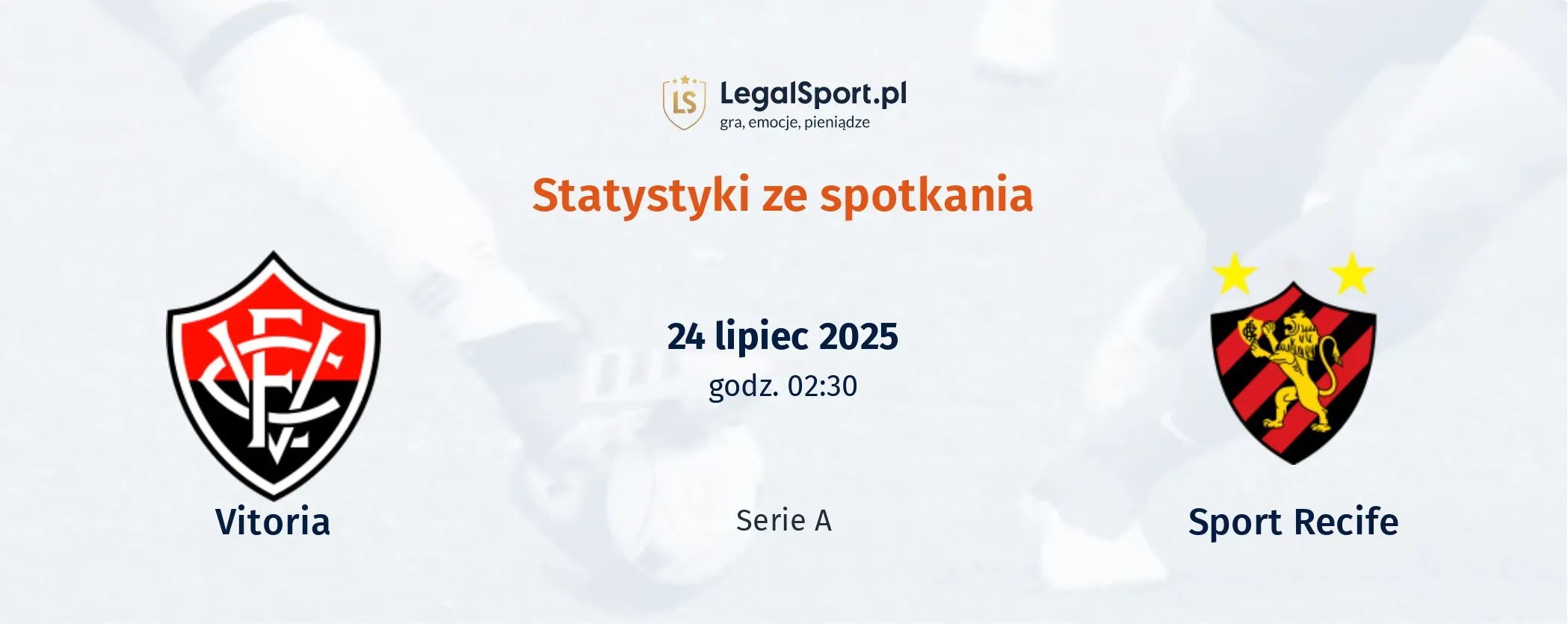 Statystyki Vitoria - Sport Recife