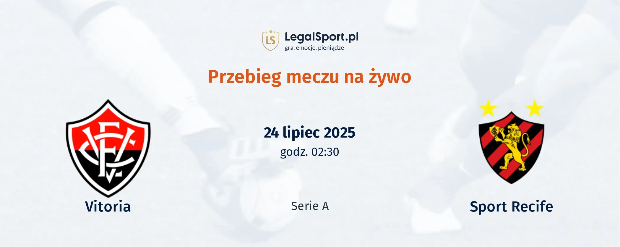 Przebieg Vitoria - Sport Recife