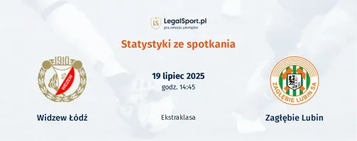 Statystyki Widzew Łódź - Zagłębie Lubin