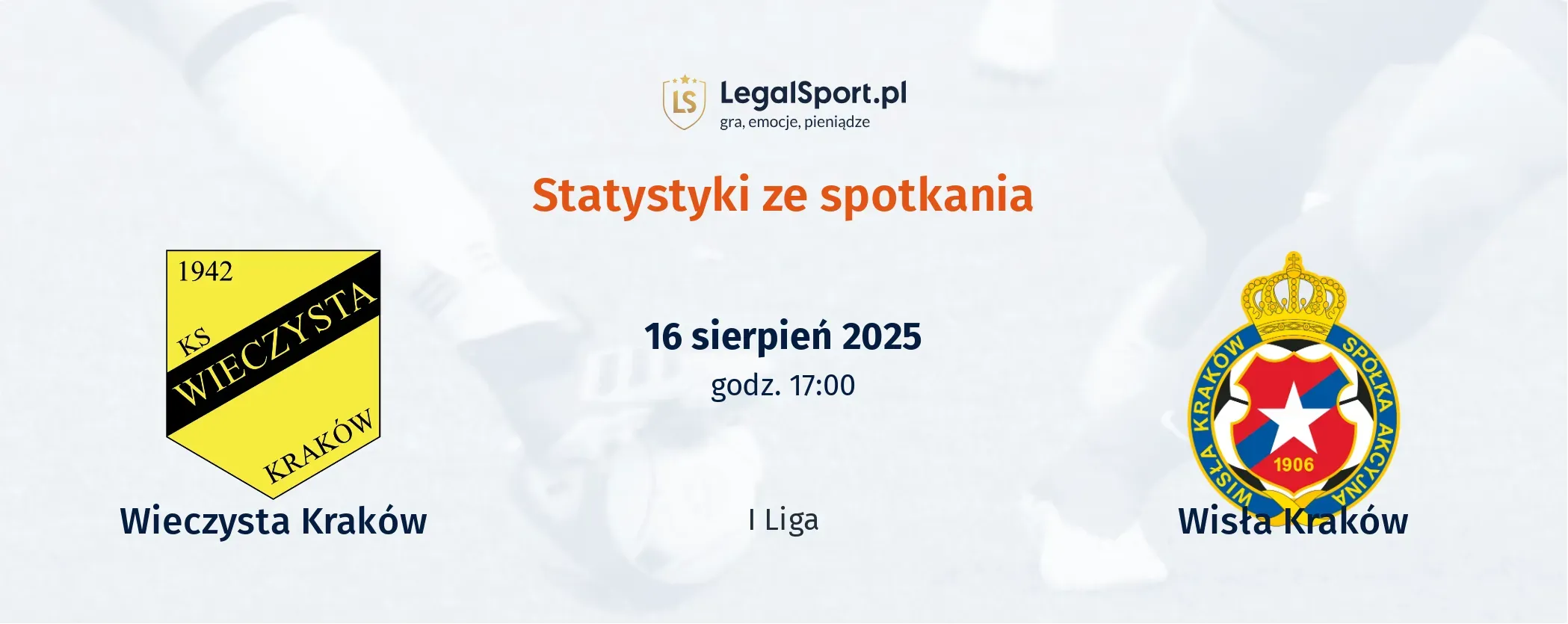 Statystyki Wieczysta Kraków - Wisła Kraków