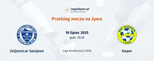 Przebieg Zeljeznicar Sarajevo - Koper