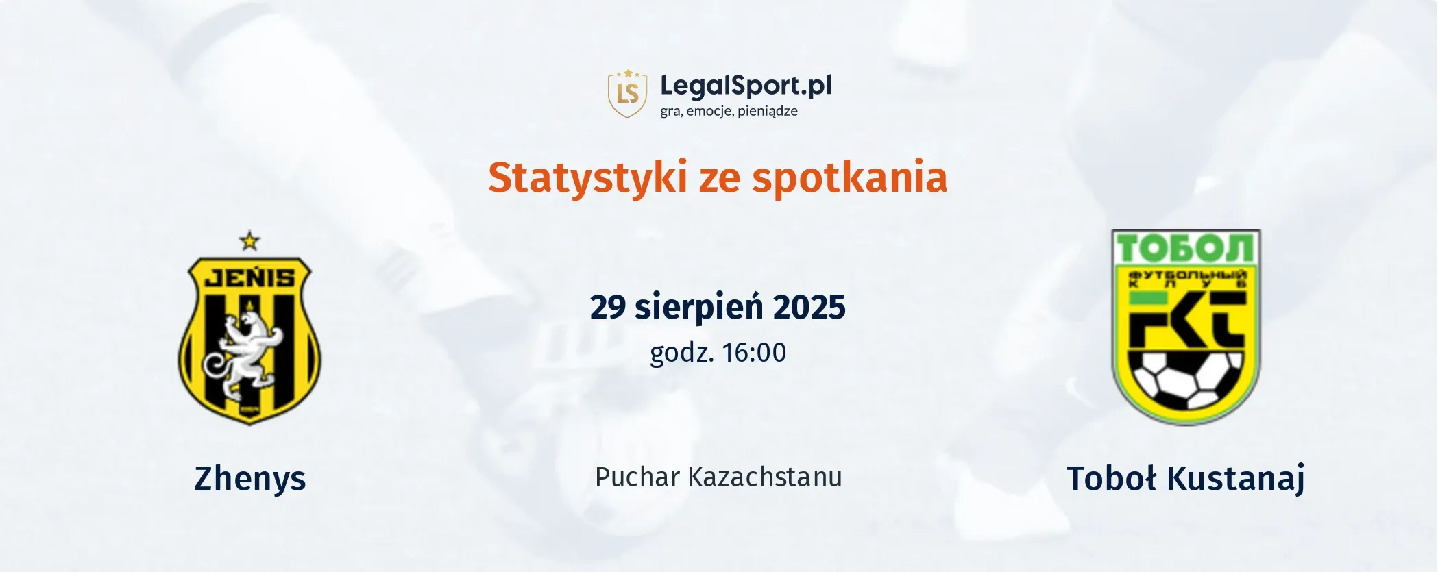 Statystyki Zhenys - Toboł Kustanaj