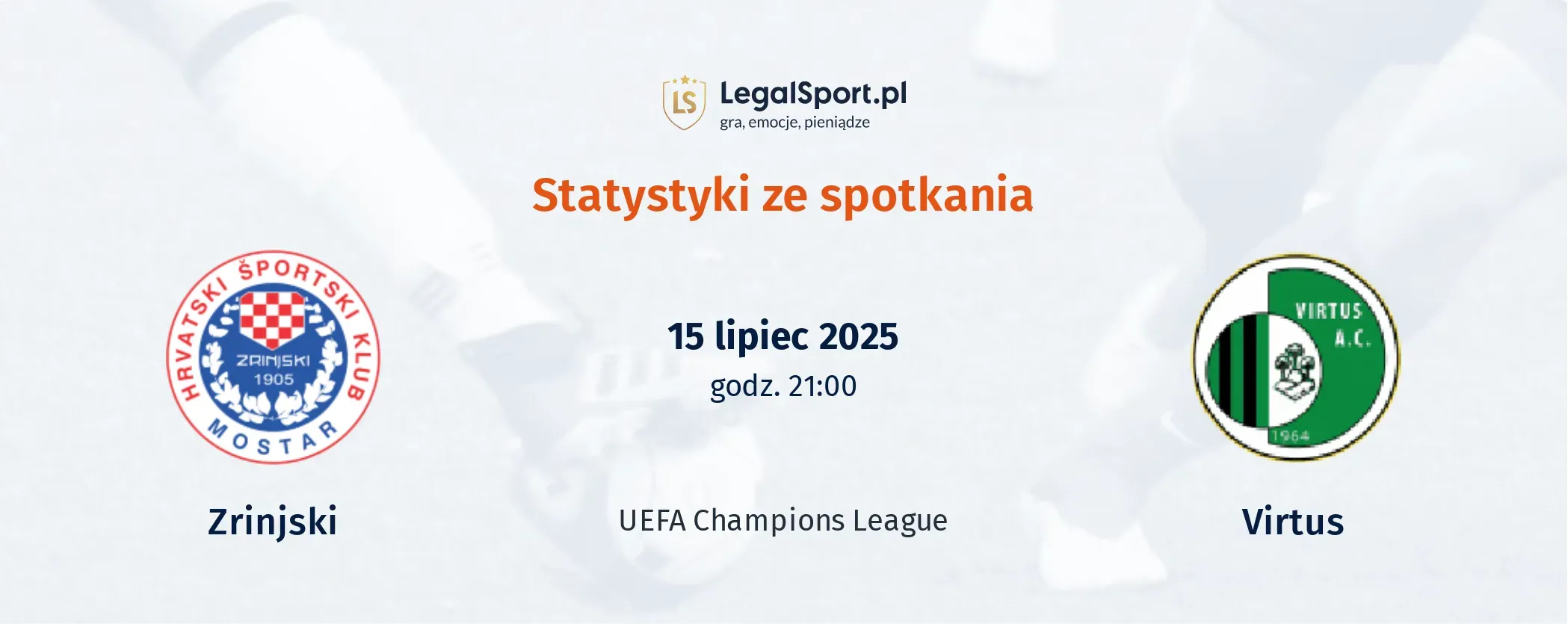 Statystyki Zrinjski - Virtus