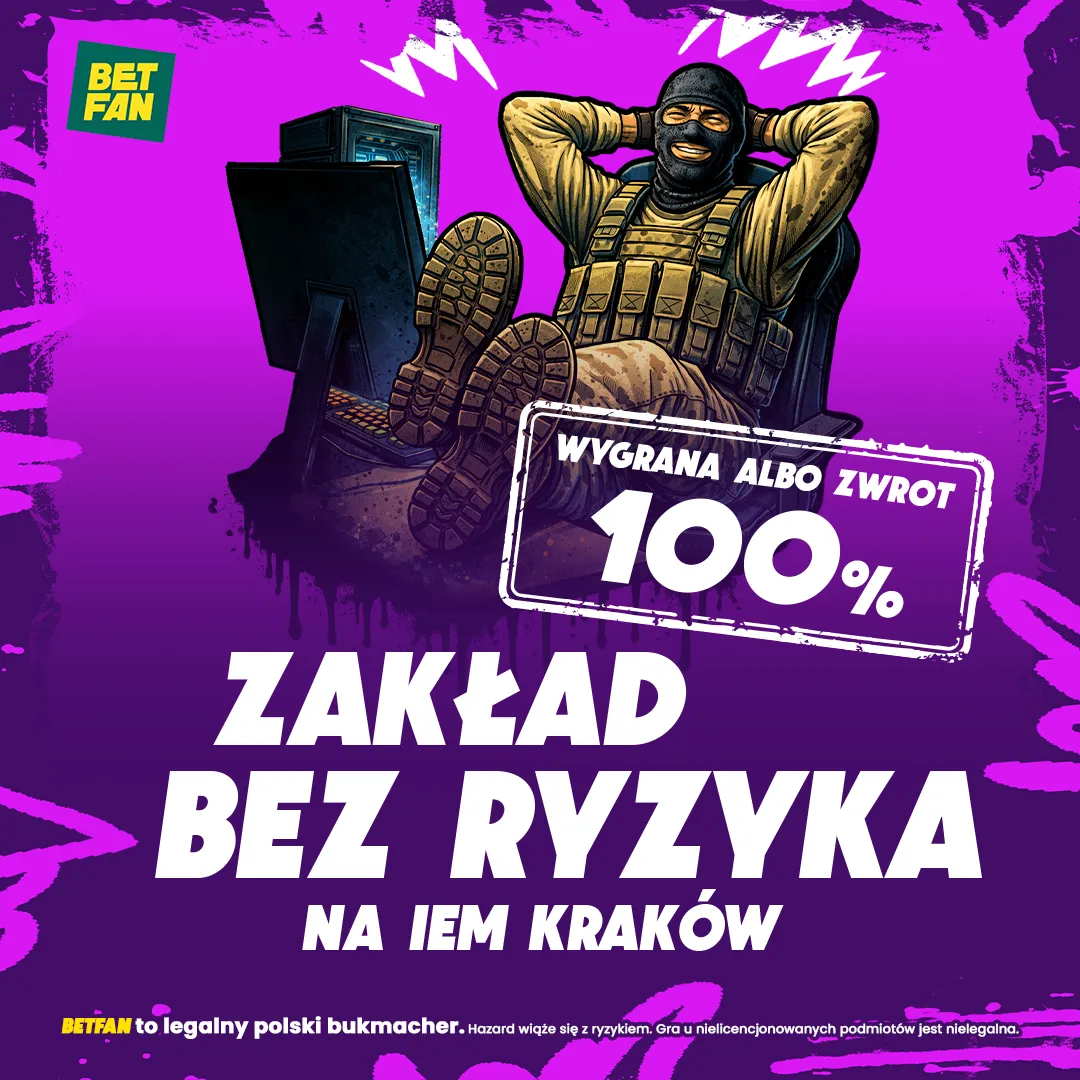 Zakład bez ryzyka na IEM Kraków od BETFAN